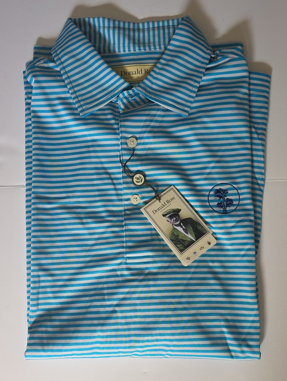 Donal Ross Golf Shirt NWT Men's The Planation at Ponte Vedra Beach